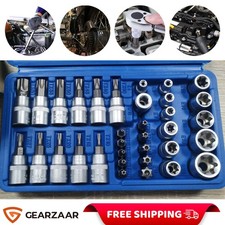 34pcs Torx Star Socket & Bit