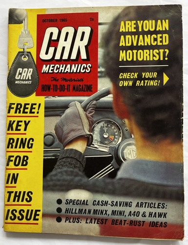Car mechanics october 1965 - car,