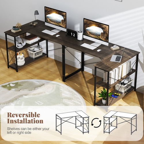 Corner computer desk - computer,
