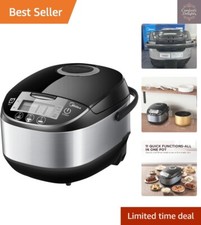Elegant Black Rice Cooker with