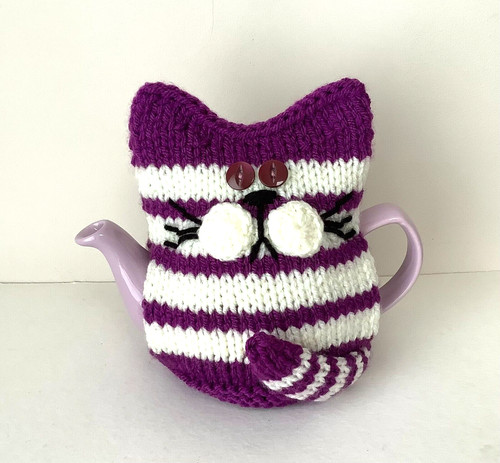 New damson cat tea cosy - *new*,