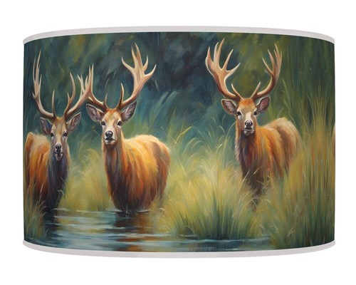 Deer stag lampshade pendant - stag,
