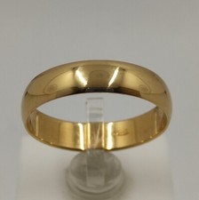 18K Gold Ring 5 Mm Wide Size