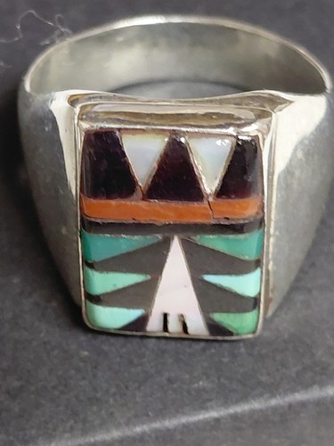 Mens navajo sterling silver - mens,