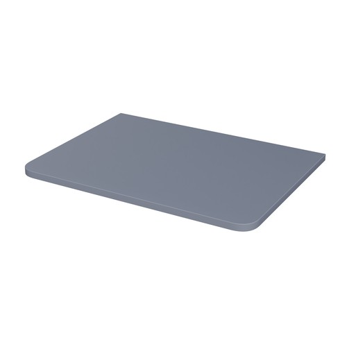Grey 600mm round corner - grey, mdf