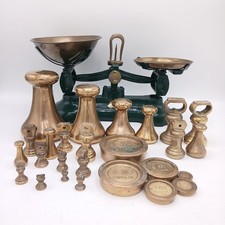 Librasco Vintage Cast Iron Kitchen Scales with 26 Solid Brass Weights FLT17-TT 