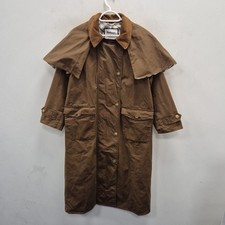 Barbour X Alexachung Elizabeth Wax Waterproof Stockman Riding Trench Coat Uk 8