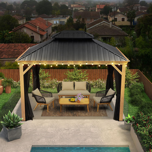 Gazebo with light - 10',