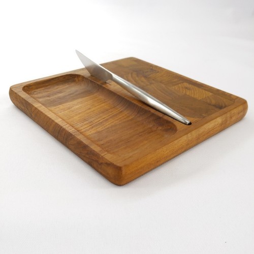 Vtg kalmar cheese board - vtg, brown