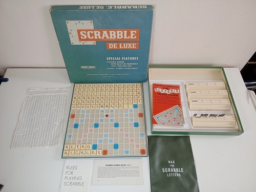 Vintage 1973 scrabble luxe - vintage,