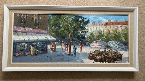 Vtg signed impressionist - vtg,