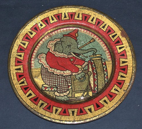 Child elephant playing - elephant, drums