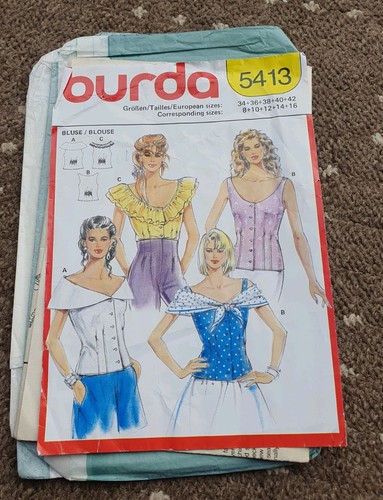 Burda 5413 ladies summer - 5413,