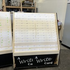 used greeting card display stands