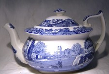 SPODE BLUE  ITALIAN  TEAPOT