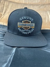 Harley-Davidson Motorcycles Black Embroidered SnapBack Style Cap OSFM [New]