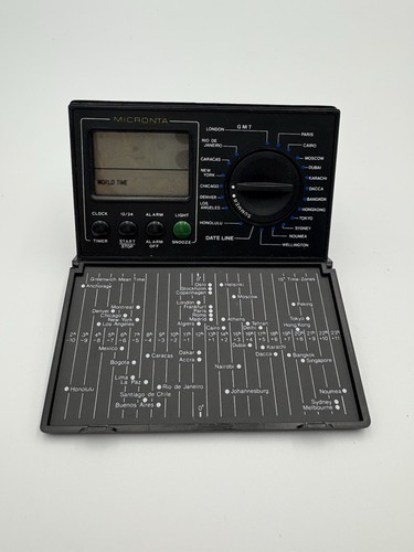 Vintage micronta travel alarm - vintage,