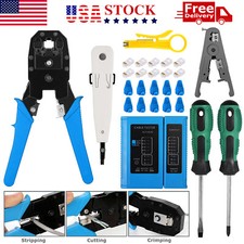 Rj45 Crimping Tool Kit Set For