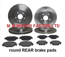FOR JAGUAR X-TYPE (00-) 1.8 2.0 2.2 2.5 FRONT AND REAR BRAKE DISCS AND PADS SET