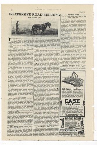 1915 case threshing - case,