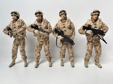 HM Armed Forces British Infantry Desert Camo Soldiers x 4 Job Lot With Weapons