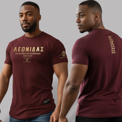 Mens gym training - gym, t-shirt
