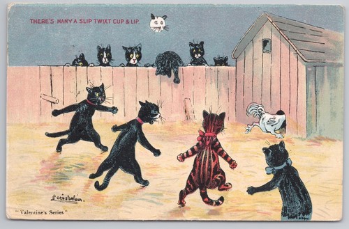 Louis wain signed - louis, cats