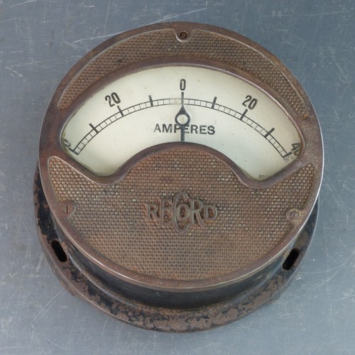 Vintage ammeter amp meter - vintage,