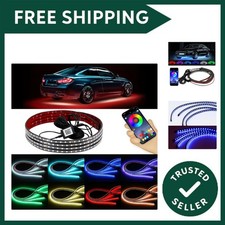 4x RGB LED Under Car Tube