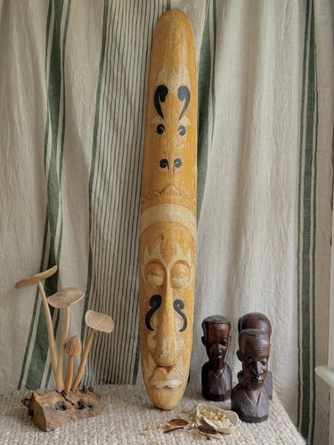 Hand carved african tribal - african,