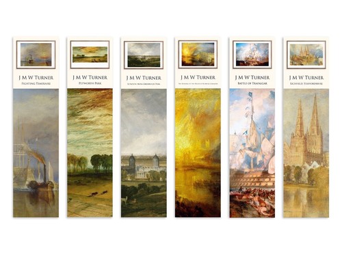 Jmw turner bookmarks set - turner,