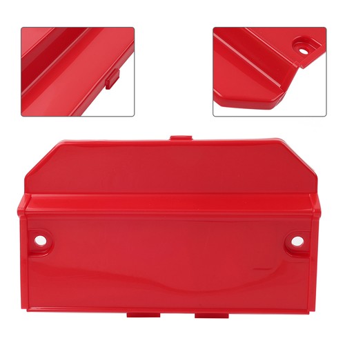 Red abs battery box - red,
