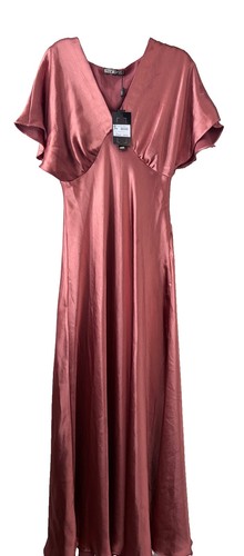 Biba rust satin - rust, bridesmaid