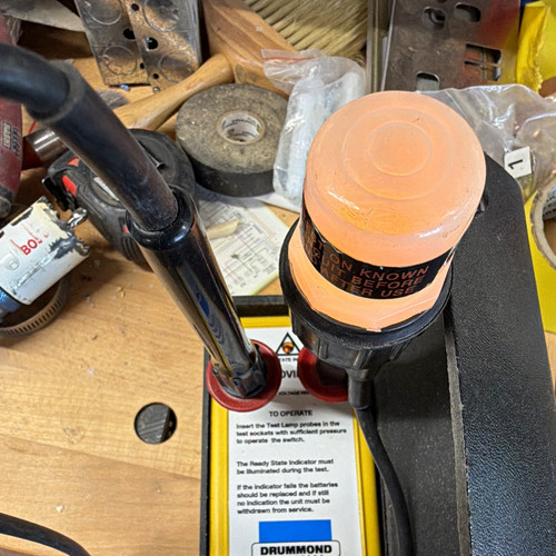 Drummond test lamp - drummond, proving