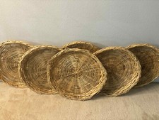 Woven Rattan Wicker Charger