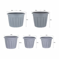 6 x Round Garden Planter