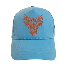 Owl Embroidered Baseball Cap Hat in 15 colours and 25 Thread Colours