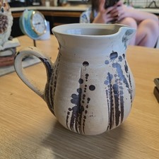 Rare Retired OOAK Tom Agnew Signed Master Craftsman Jug Pitcher Splatter