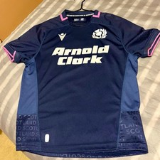 Official Scottish Rugby 2025/26 Home Replica Shirt Small Mens Navy SKU: 40007081