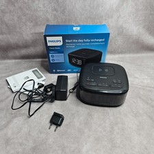 Philips FM DAB Clock Radio TADR402 Wireless Charging Bluetooth Mains Only