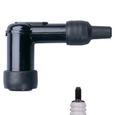 NGK LB05F Spark Plug Cap / Resistor Cover (Black) 90º (8051)