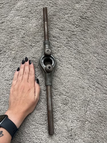 Vintage die stock handle used - stock,