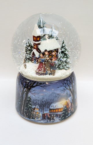 Christmas snow globe 10cm - christmas,