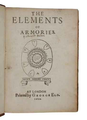 1610 elements armorials - 1610,