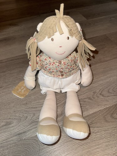 Mamas papas girl rag - rag, doll