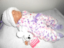 Hand knitted   White Romper