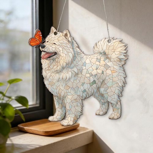 Personalized samoyed acrylic - personalized,