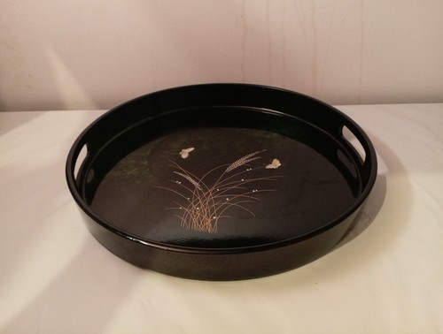 Round plastic tray made - round,