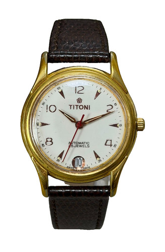 Titoni rotomatic white dial - rotomatic,