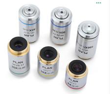  1PC 4X 10X 20X 40X 60X 100X Infinity Plan Objective Lens for Olympus Microscope